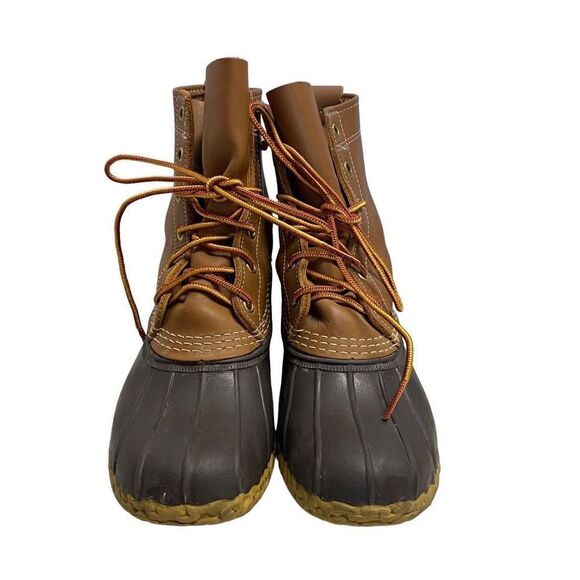 BEAN BOOTS BY L.L. BEAN Women’s Size 6M Brown Tan Lace Up  212880 - Picture 1 of 12